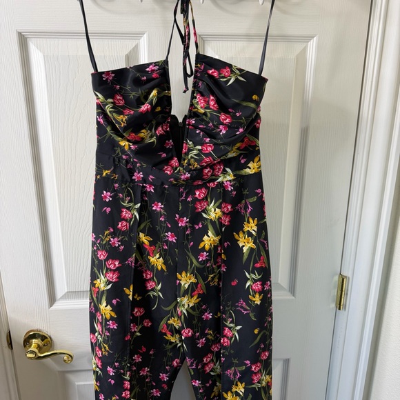 Katie May x Revolve Never Cross Jumpsuit in Black Coral Womens Size S - Picture 4 of 10